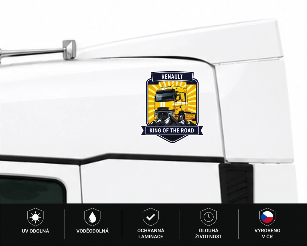 Samolepka RENAULT King of the Road