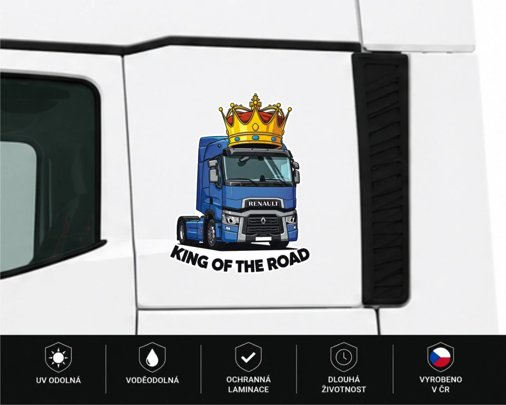 Samolepka Renault King of Road