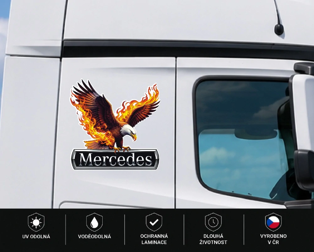 Samolepka Mercedes Fire Eagle Edition