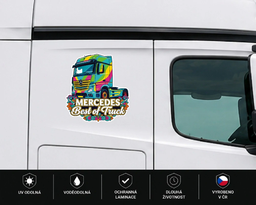 Samolepka Mercedes - Best of Truck
