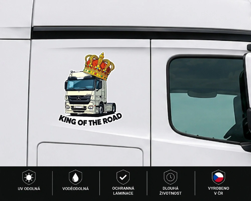 Samolepka Mercedes King of the Road