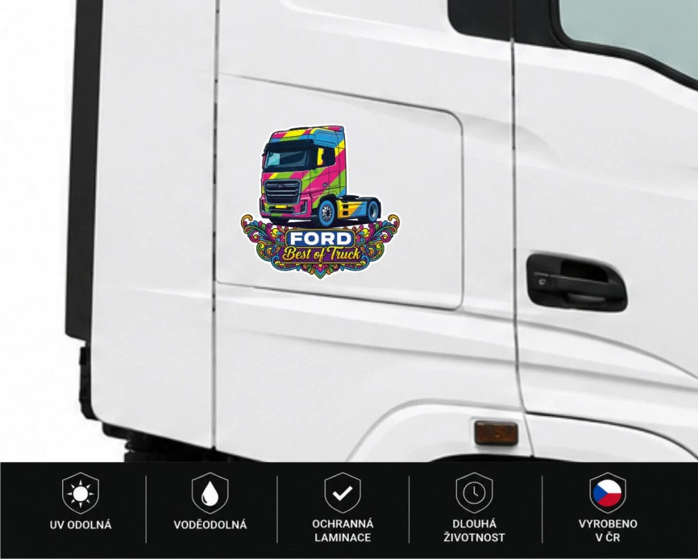 Samolepka Ford F-MAX Best of Truck Color