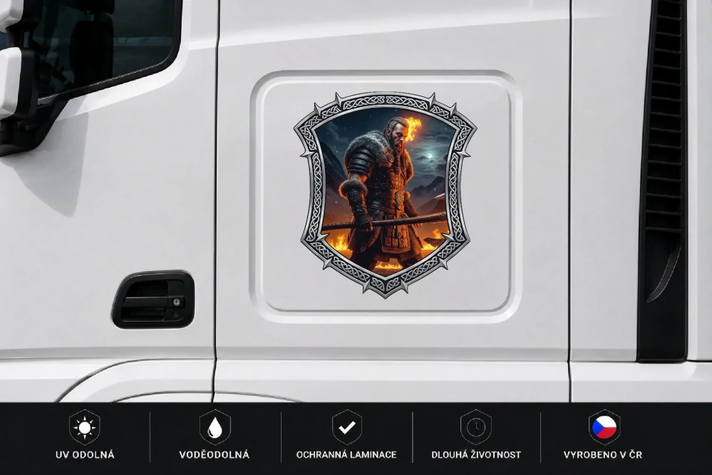 samolepka Fireborn Viking
