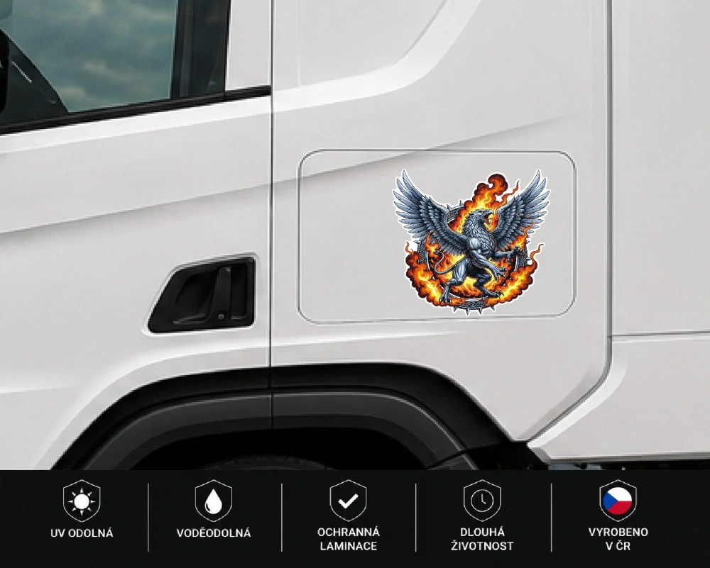samolepka Fire Griffin