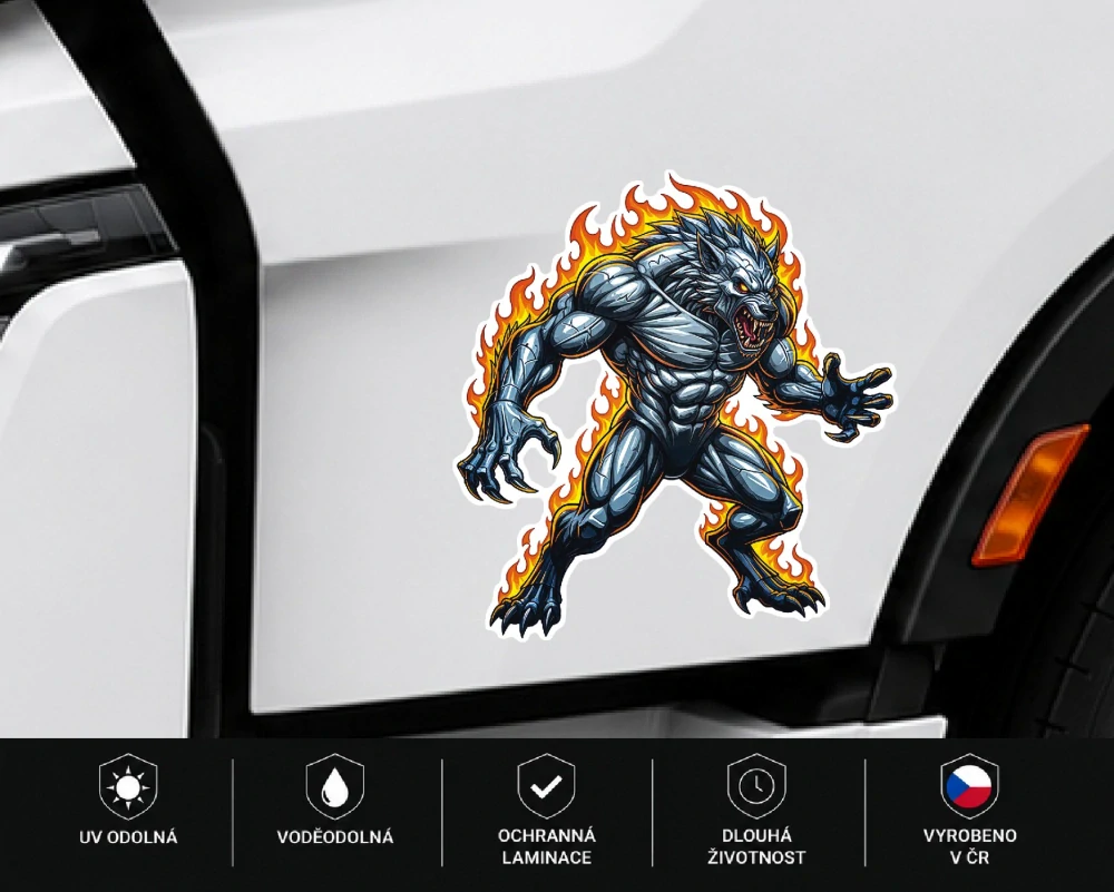samolepka Infernal Beast Wolf