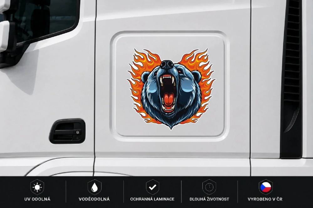 samolepka Infernal Bear