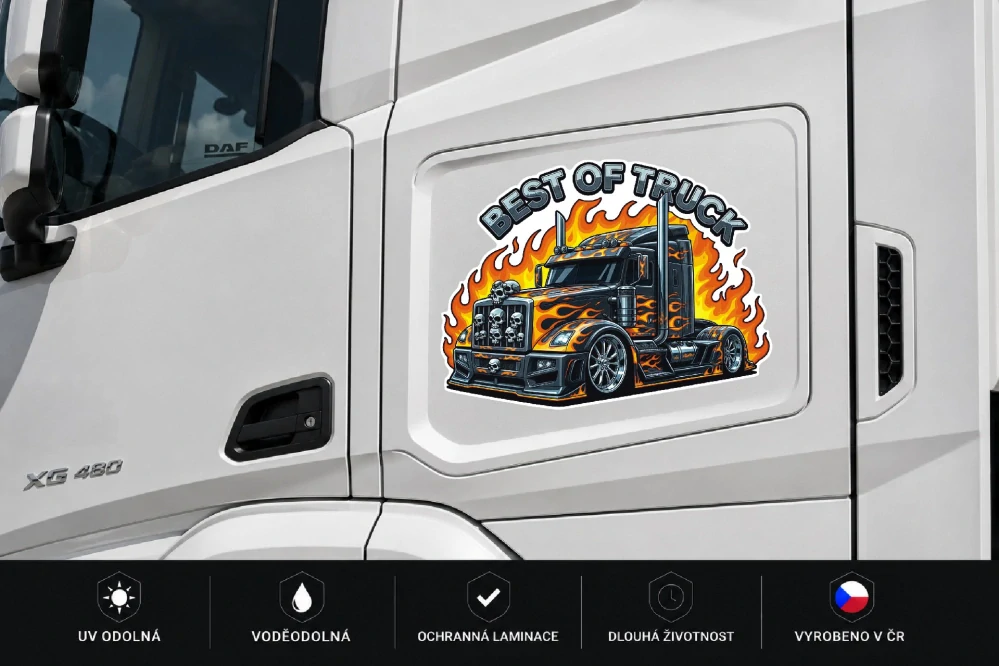 samolepka Best of Truck Hellfire