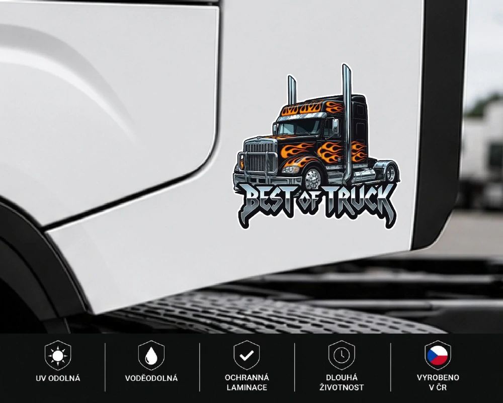 samolepka Best of Truck Flames