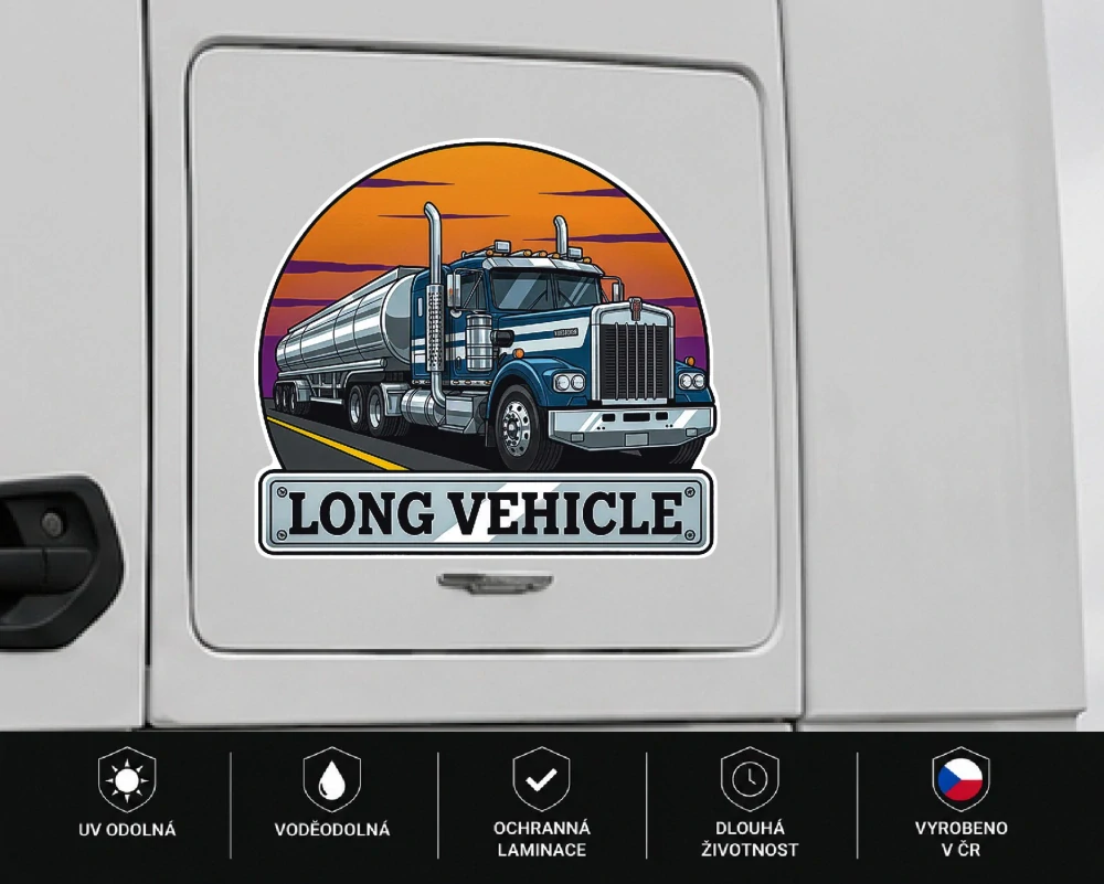 samolepka Long Vehicle Tanker