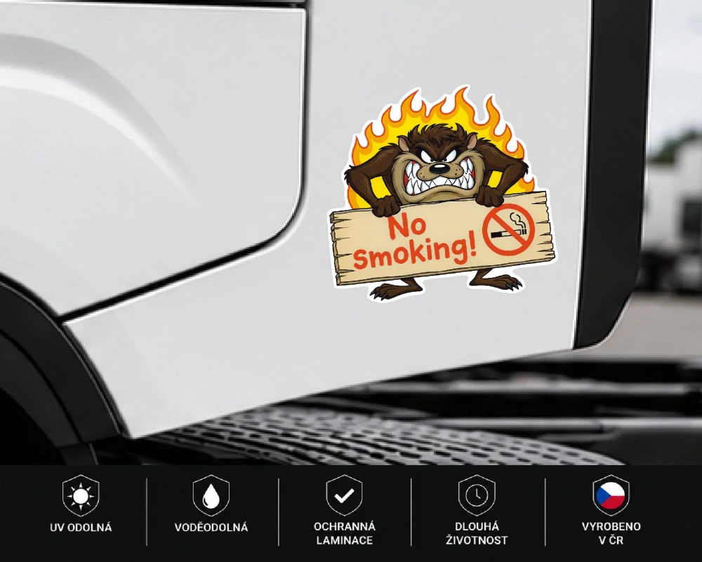 samolepka No Smoking 