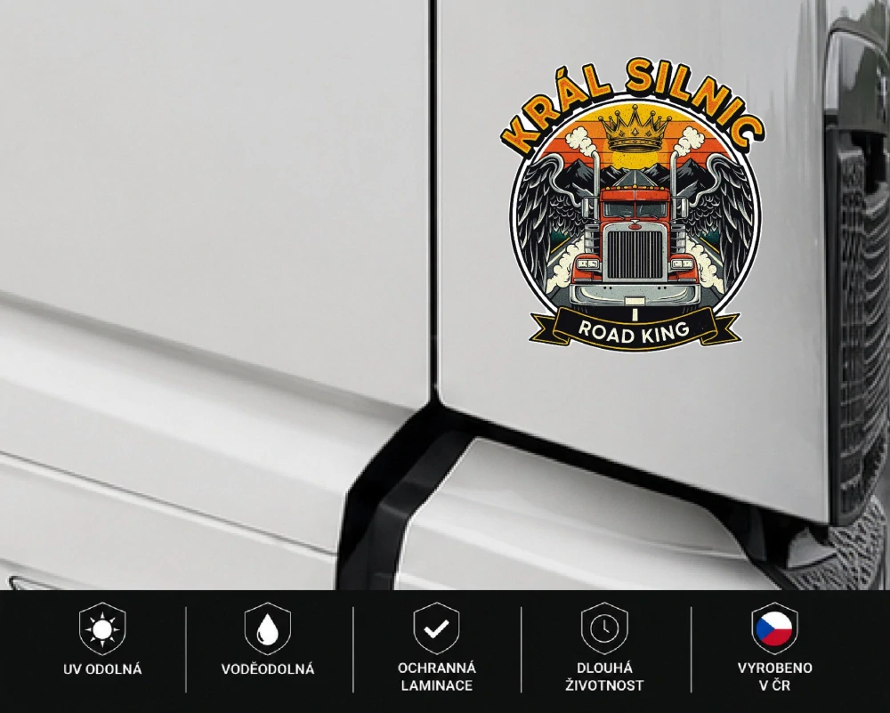 samolepka Král silnic – Road King