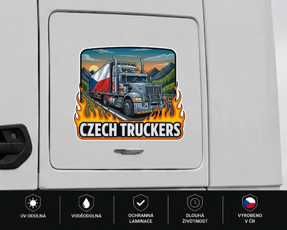 samolepka Czech Truckers