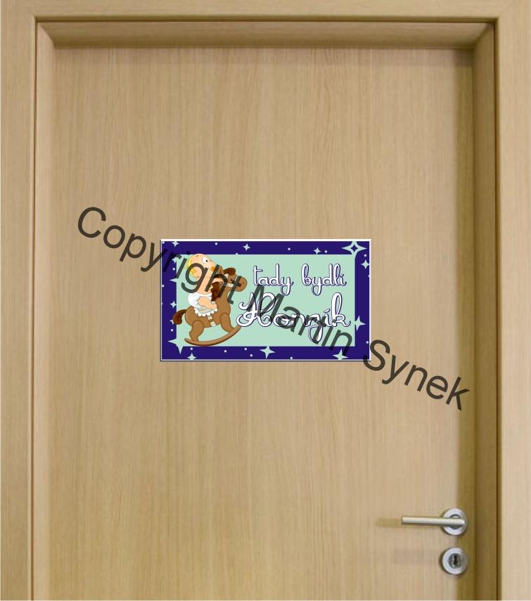 Cedulka na dveře se jménem