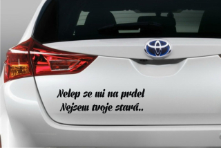 samolepka na auto 