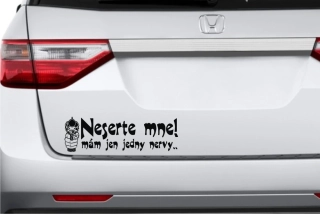 samolepka na auto 