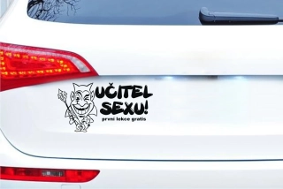 samolepka na auto 