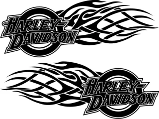 samolepka Harley Davidson HD040