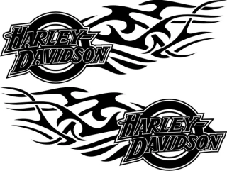 samolepka Harley Davidson HD041