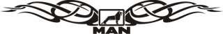 Dekorační samolepka na předek kabiny TRD4009