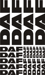 Samolepka na kamion DAF DASET002