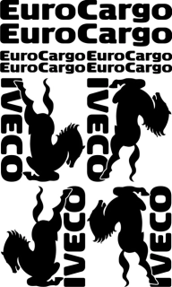 Samolepka na kamion IVECO IVESET010