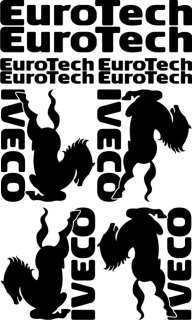 Samolepka na kamion IVECO IVESET014