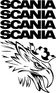 Samolepka na kamion Griffin SCASET013