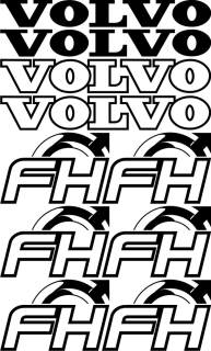 Samolepka na kamion Volvo VOLSET003