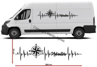 Samolepka puls na karavan, dodávku