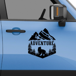 Samolepka camp motiv