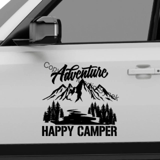 Samolepka camp motiv
