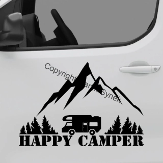 Samolepka camp motiv