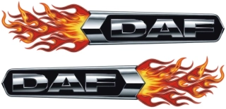 Samolepka DAF Fire Arrows sada 2ks