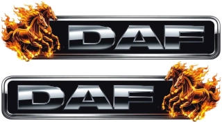 Samolepka DAF Fire Stallions sada 2ks