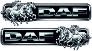 Samolepka DAF Silver Stallions sada 2ks