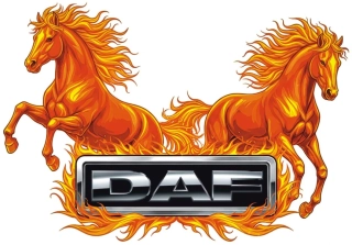 Samolepka DAF Fire Horses