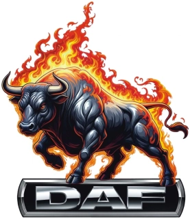 Samolepka DAF Fire Bull