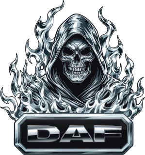 Samolepka DAF Ghost Reaper