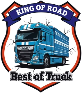 Samolepka King of Road Daf
