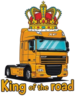 Samolepka DAF King of the Road