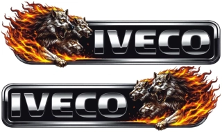 Samolepka Iveco Wolf Edition sada 2ks