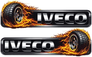 Samolepka Iveco Fire Whee sada 2ks