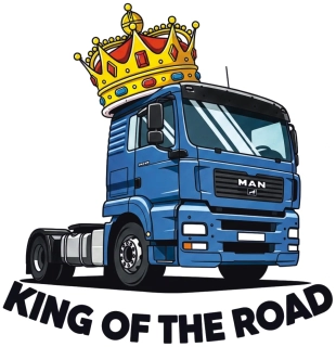 Samolepka MAN King of the Road