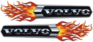 Samolepka VOLVO Fire Arrows sada 2ks