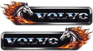 Samolepka VOLVO Fire Horse  sada 2ks