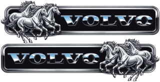 Samolepka VOLVO Silver Stallions sada 2ks