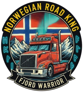 Samolepka VOLVO – Norwegian Road King