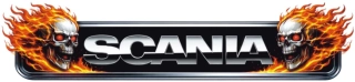 Samolepka SCANIA Hell Fire