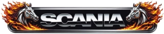 Samolepka SCANIA Fire Horses