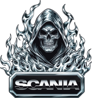 Samolepka SCANIA Ghost Reaper